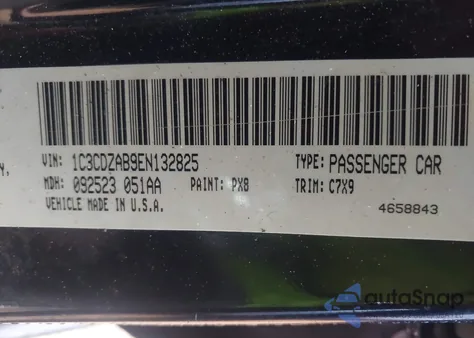 2014 Dodge Avenger Se z USA, uszkodzony, nr VIN 1C3CDZAB9EN132825
